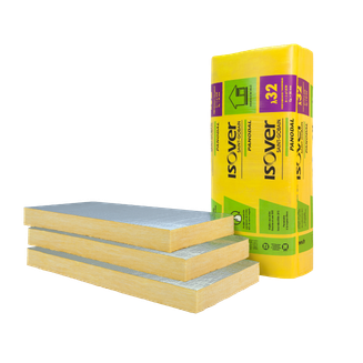 Panneaux isolants Isover Panodal Alu en laine de verre certifiée ACERMI pour l'isolation de sous-sol et garage en Ille-et-Vilaine (35)