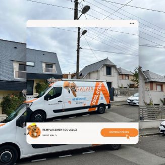 Remplacement de Velux à Saint-Malo pour améliorer l'éclairage naturel et l'isolation de votre habitation.