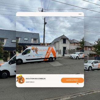 Travaux d’isolation des combles à Saint-Malo pour une maison économe en énergie.